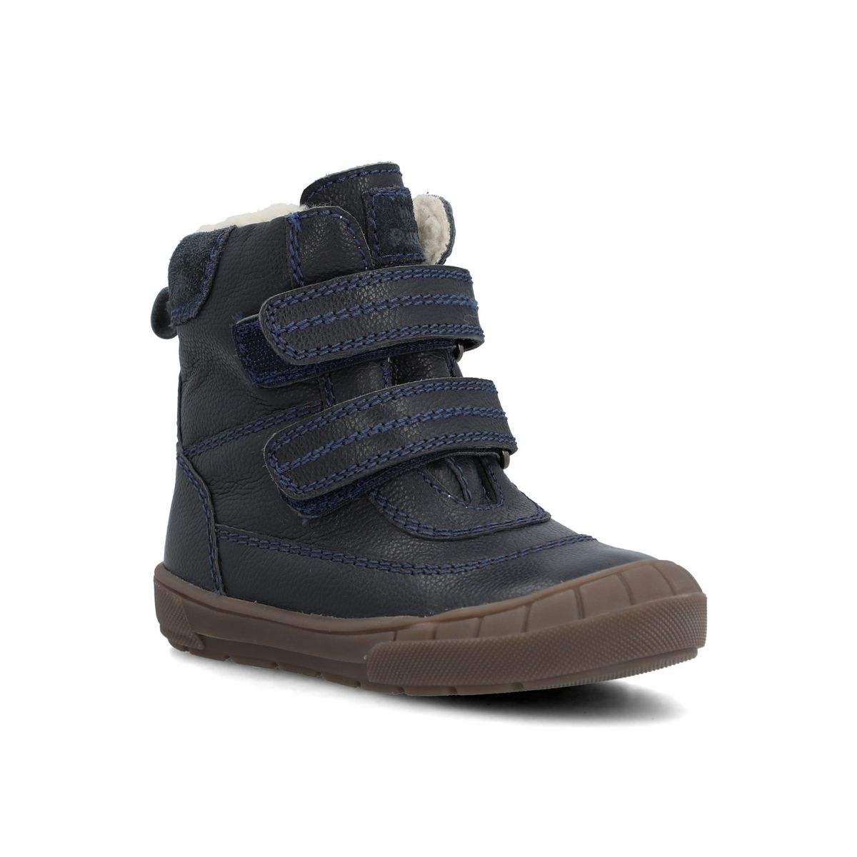 HUSH PUPPIES - Botin Cuero Niño Saman Azul HUSH PUPPIES