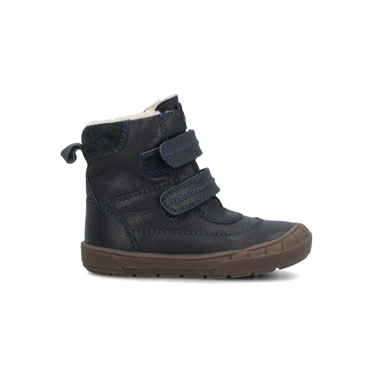 HUSH PUPPIES - Botin Cuero Niño Saman Azul HUSH PUPPIES