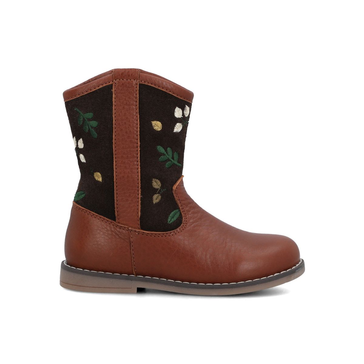 HUSH PUPPIES - Bota Cuero Niña Romana Café Oscuro HUSH PUPPIES