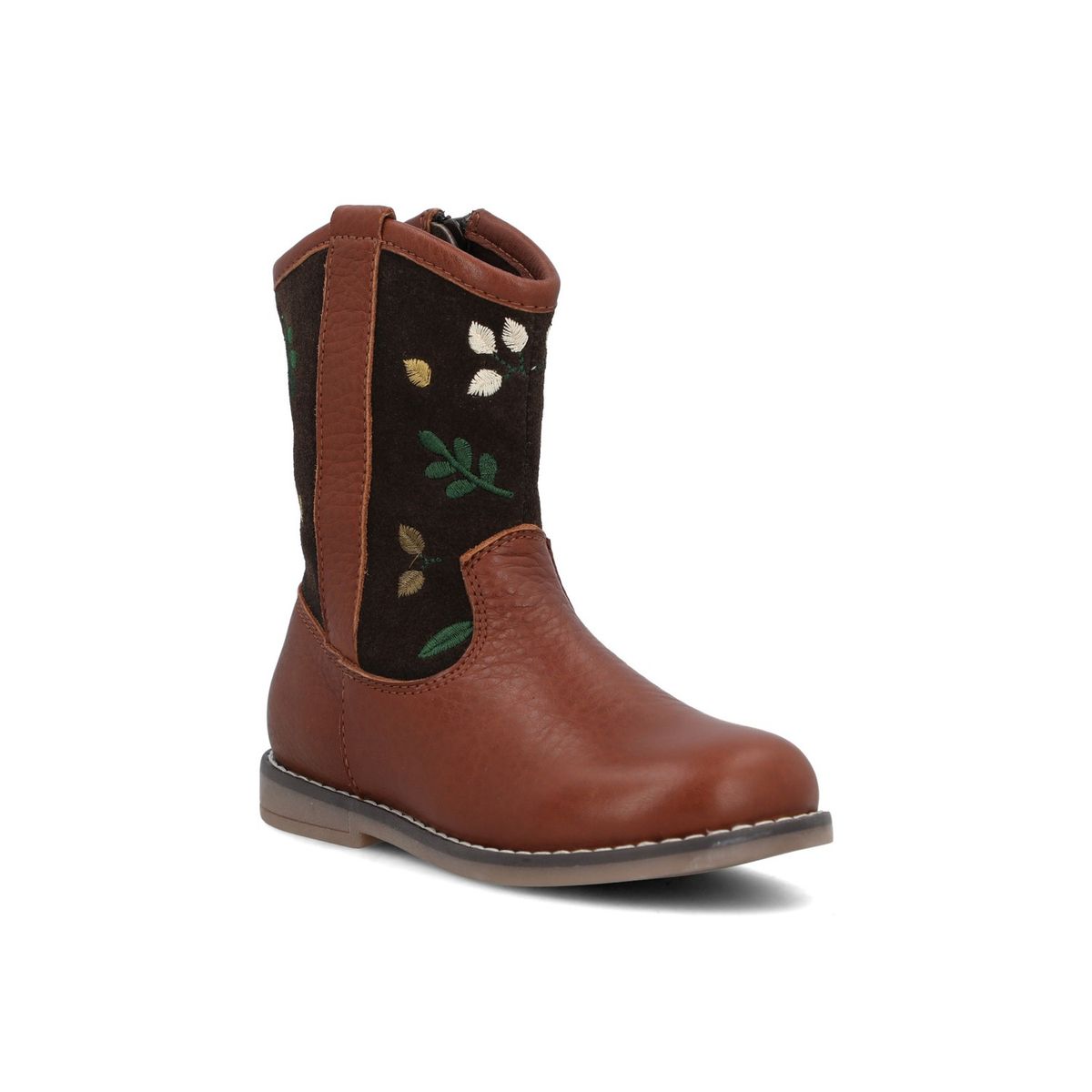 HUSH PUPPIES - Bota Cuero Niña Romana Café Oscuro HUSH PUPPIES