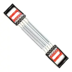 GENERICO - Extensor con Manijas Pecho Brazos 5 Resortes Fitness