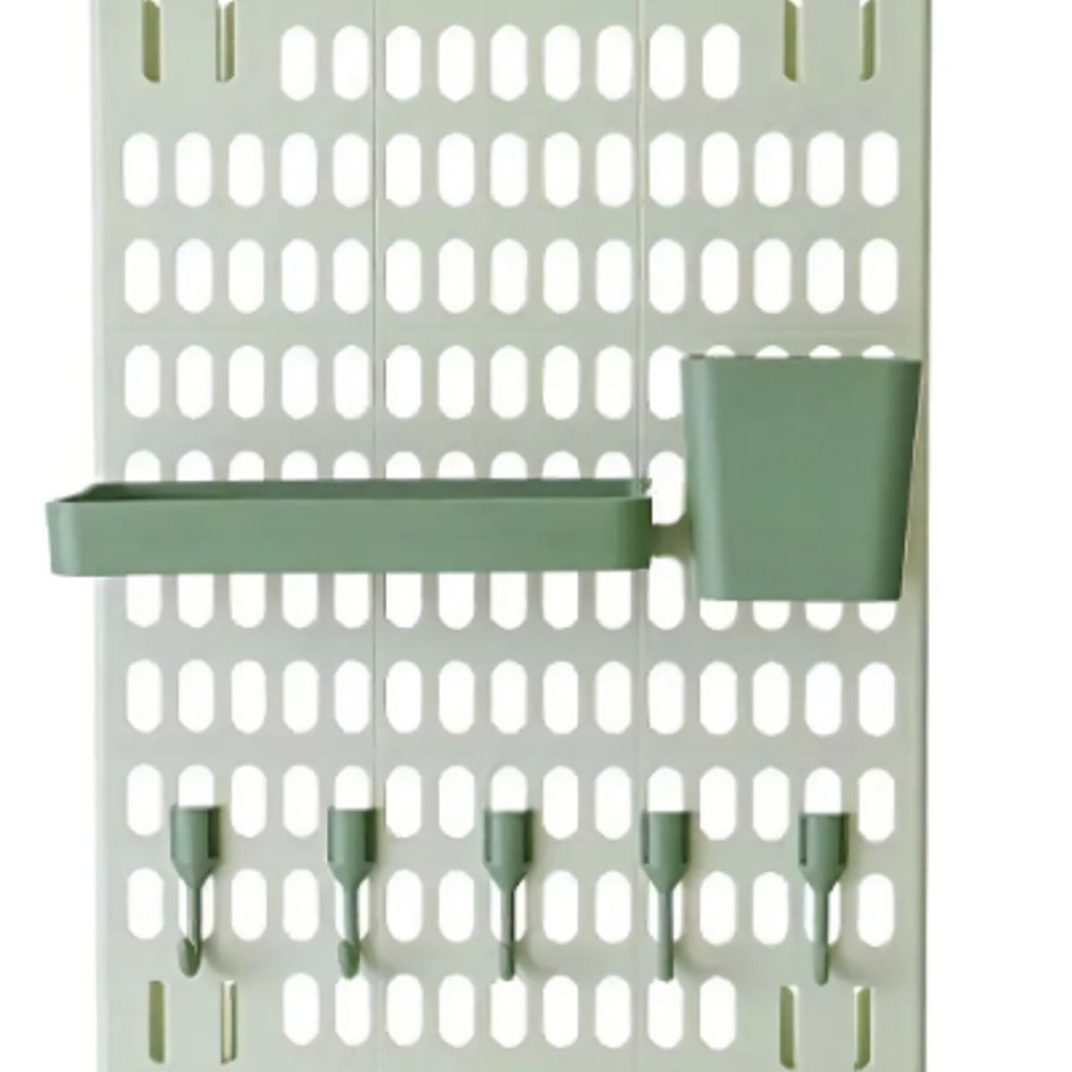 GENERICO - Estante Multiusos Organizador De Pared Autoadhesivo Color Verde