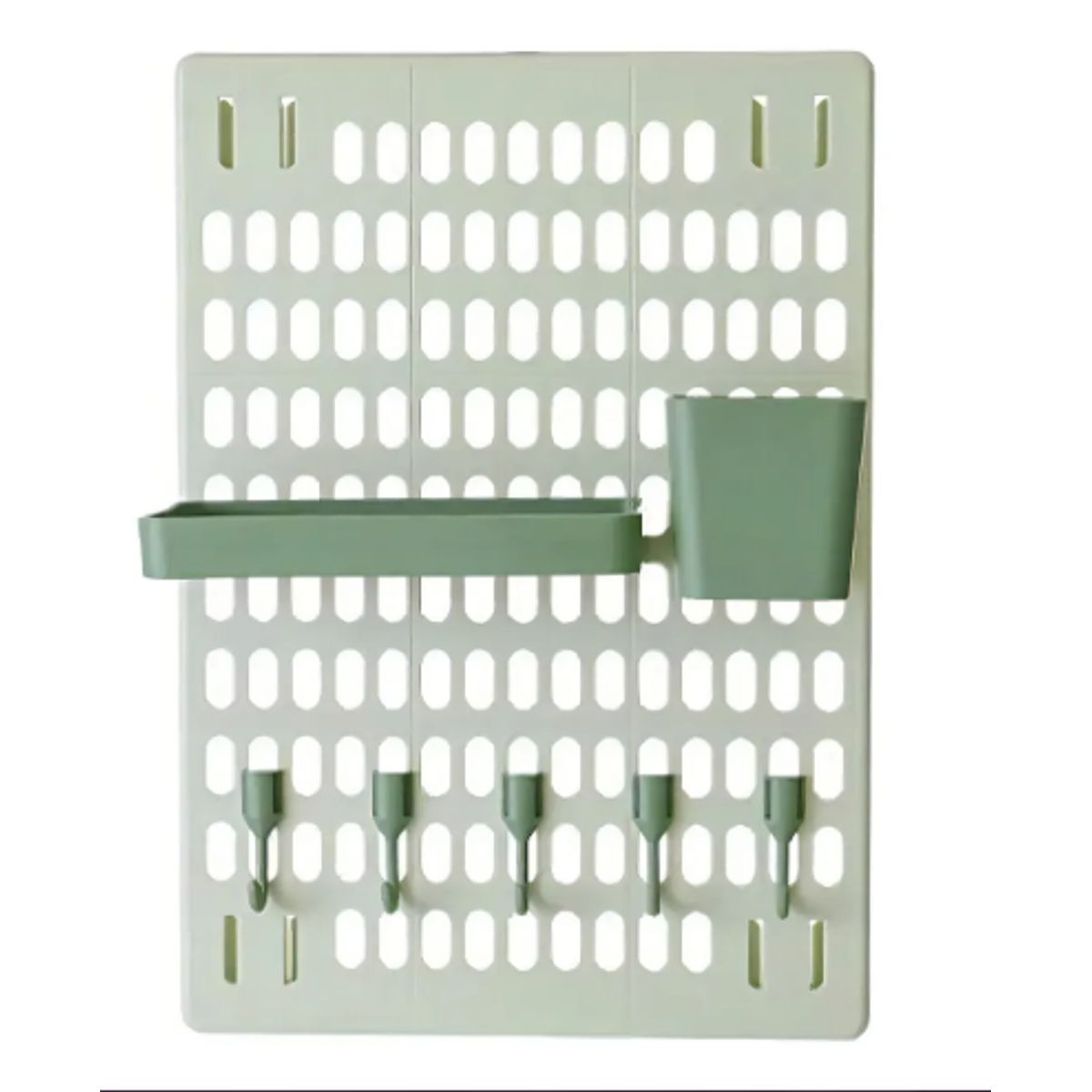 GENERICO - Estante Multiusos Organizador De Pared Autoadhesivo Color Verde