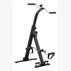 GENERICO - Bicicleta Dual Bicicleta Fija Pedales Manuales Rehabilitación Negro Pedalera