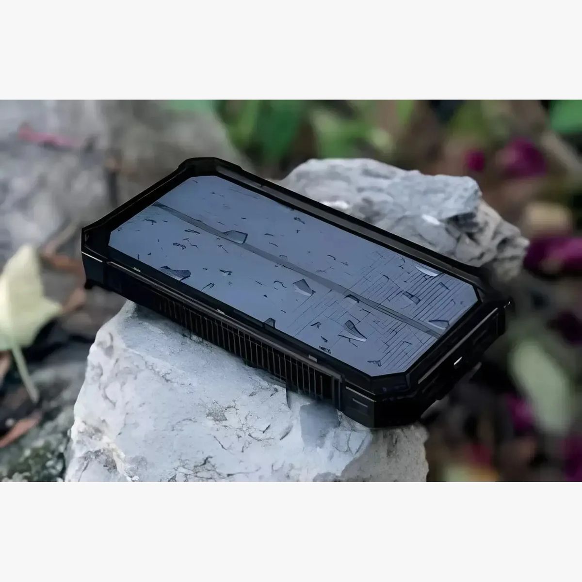 MLAB - Power Bank Carga Solar 10000 Mah Negro Batería Externa Mlab Negro Carga Dual Todoterreno