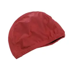 GENERICO - Gorro Natación Unisex Nylon Licra Piscina Baño Adulto Niño Color Rojo
