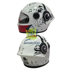 GENERICO - Casco De Moto Para Niños Integral Deportivo Infantil 2 a 6 años