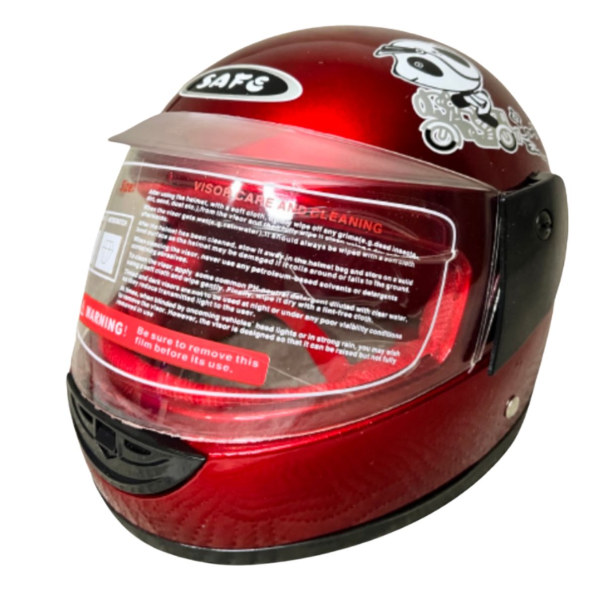 GENERICO - Casco De Moto Para Niñas de 2 a 6 años Integral Infantil