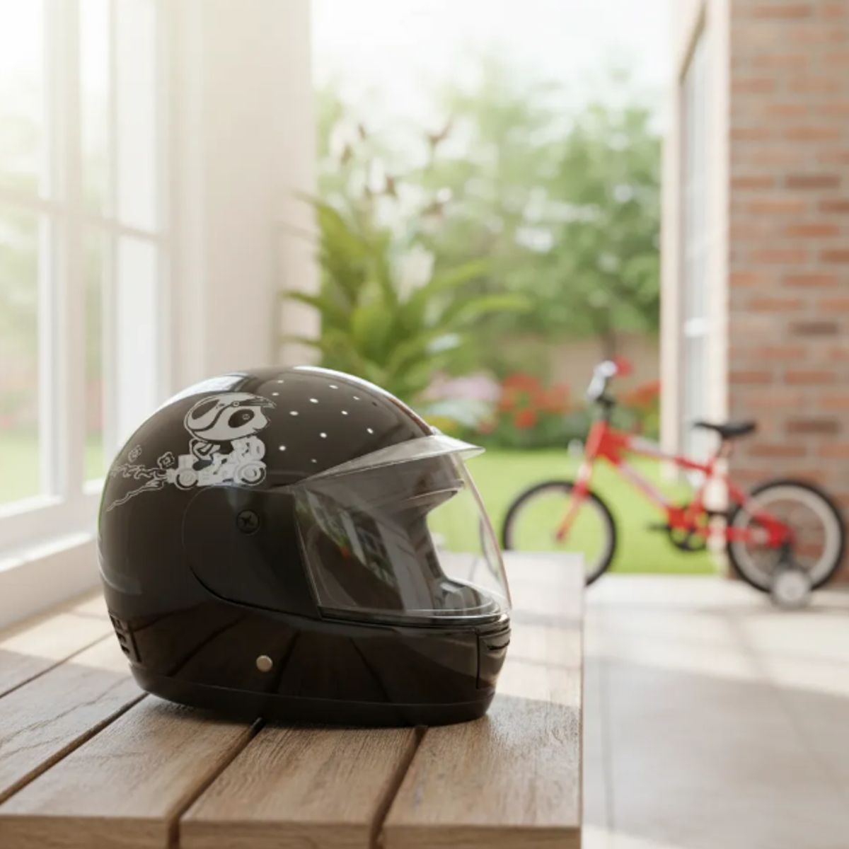 GENERICO - Casco De Moto Para Niños de 2 a 6 años Integral Infantil