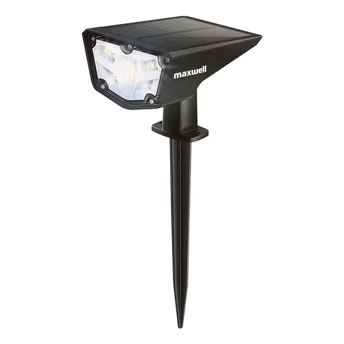 GENERICO - Foco Estaca Led Solar Luz Calida Jardin Maxwell Impermeable