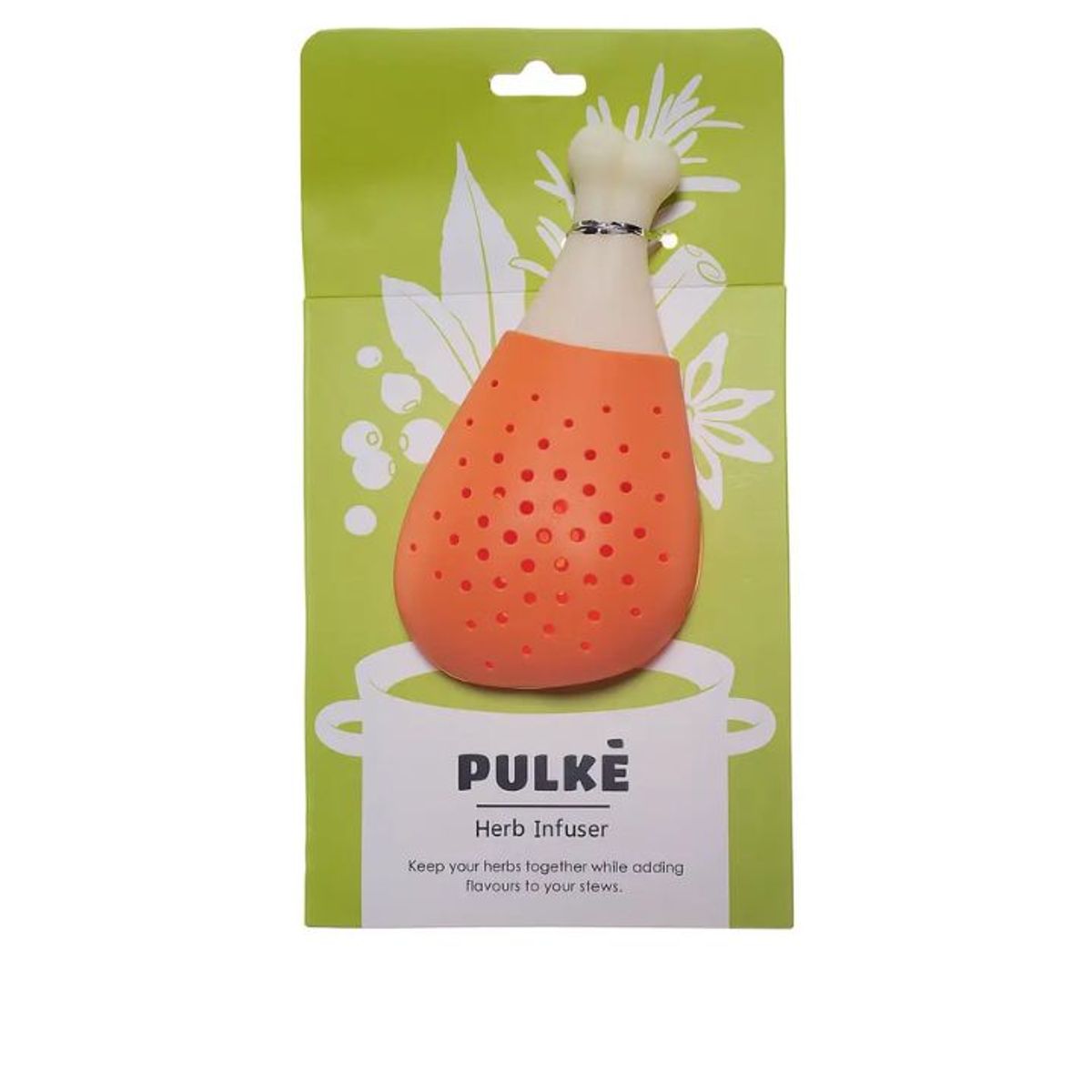 GENERICO - Infusor De Hierbas y Especias "Pulké" - 14 cm - Silicona De Grado Alimenticio - Diseño Cactus