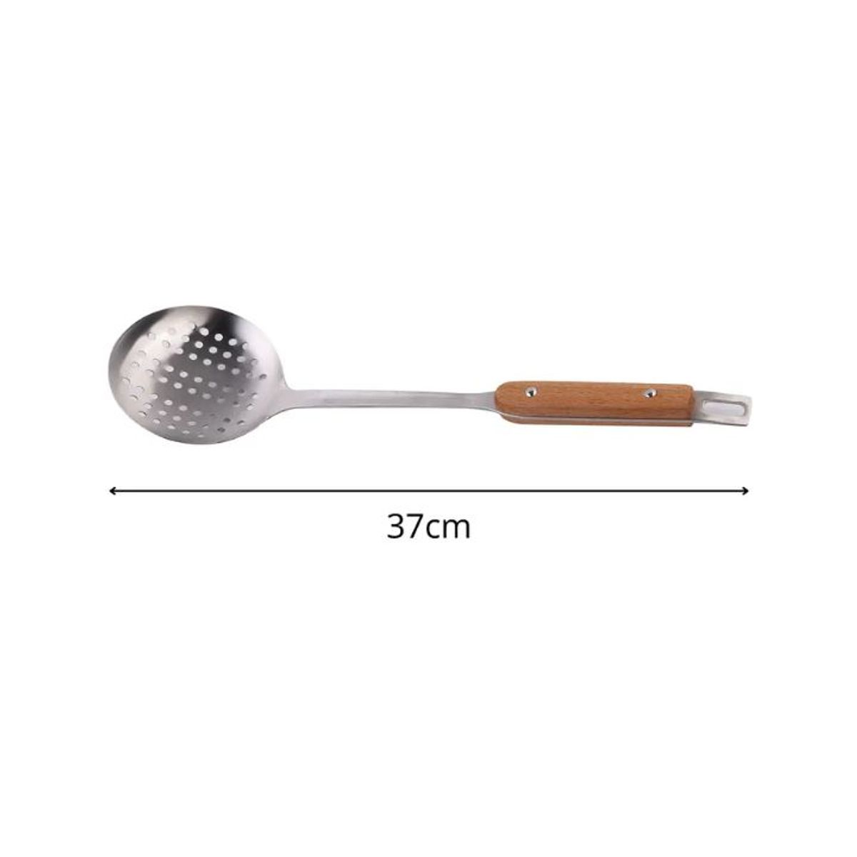 GENERICO - Espumadera Tradicional De Acero Inoxidable - 37 cm