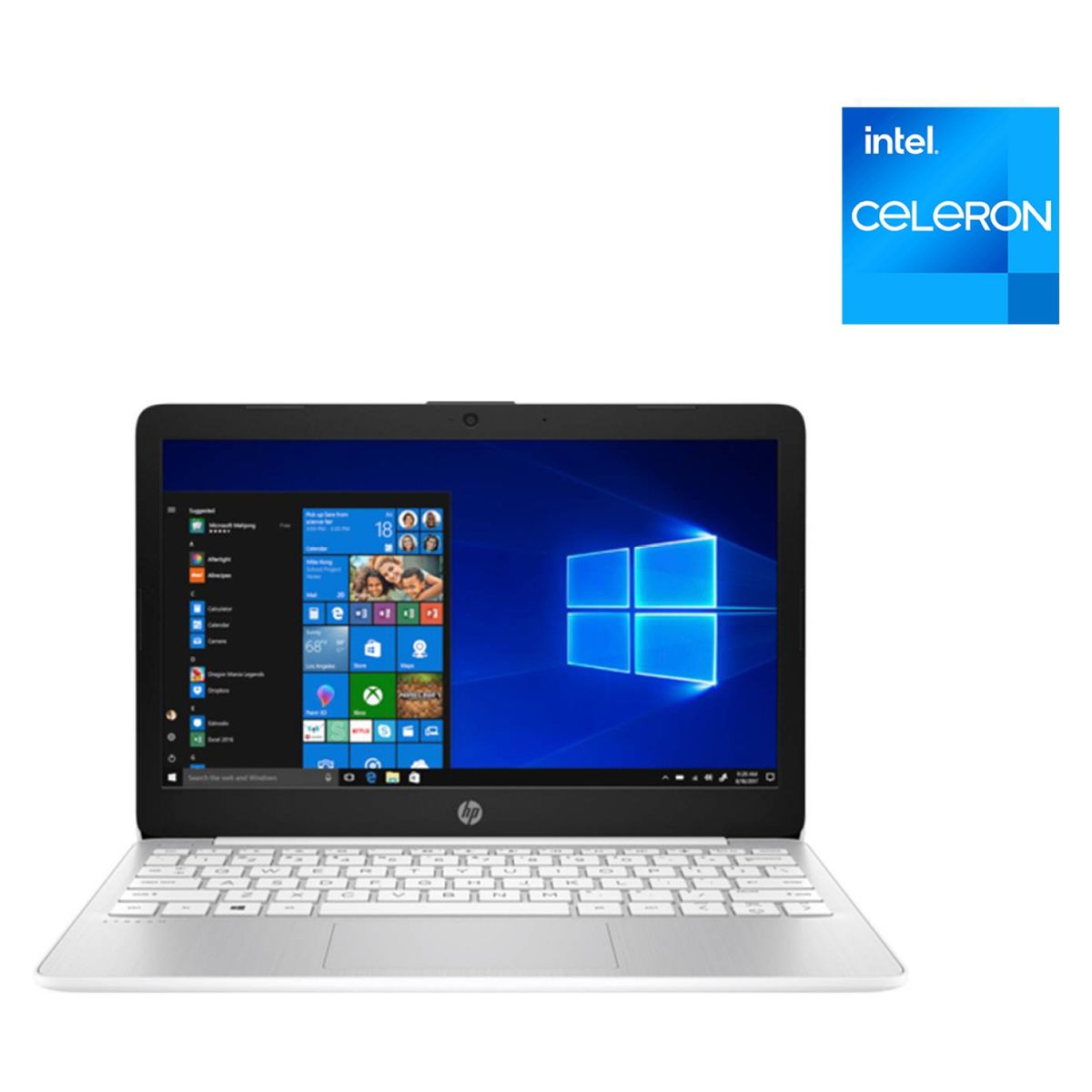 HP - Notebook HP Intel Celeron 4GB RAM 32GB SSD 11.6" (Teclado y Sistema en Inglés - Configurable al Español)