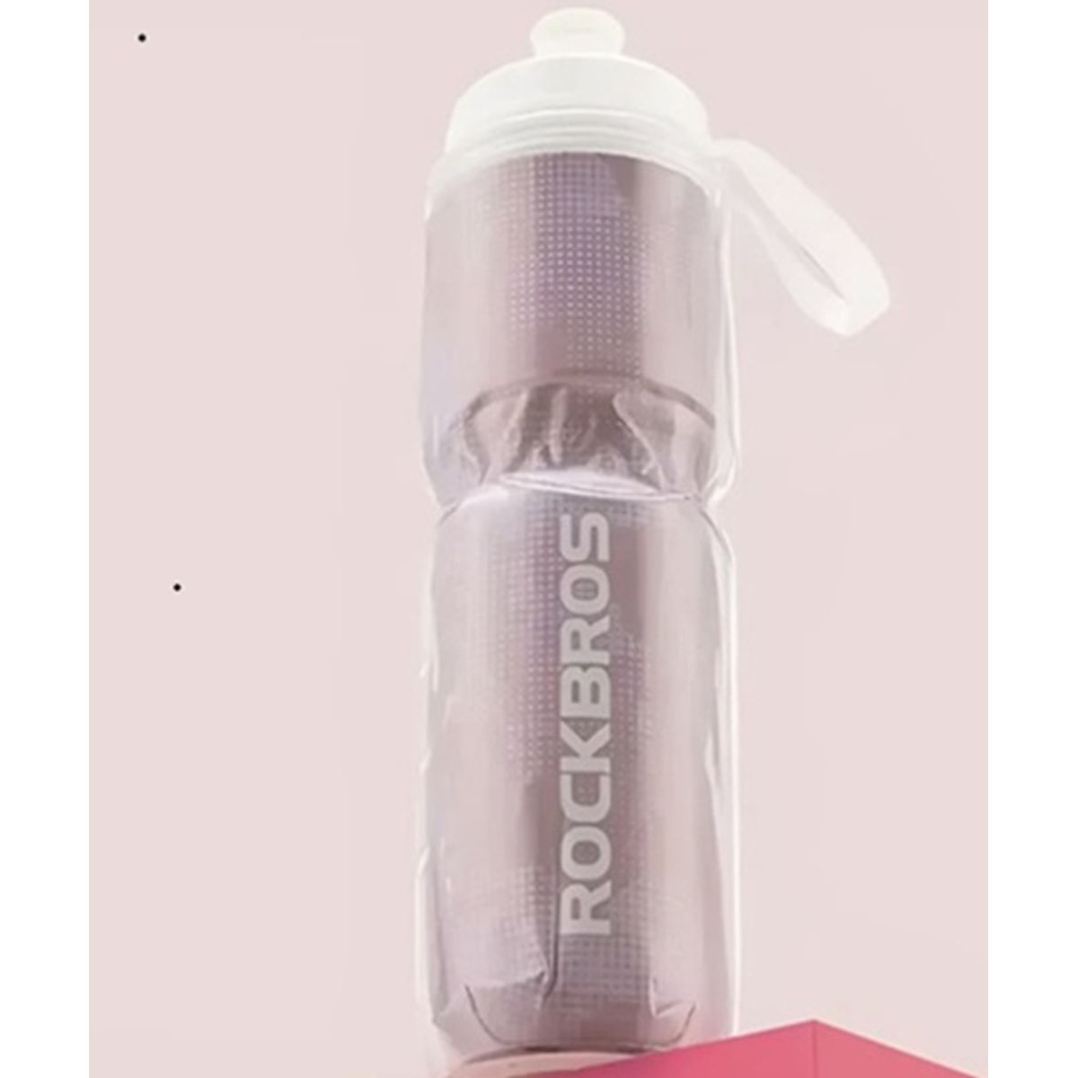 ROCKBROS - Botella Agua Deportiva Térmica Rosada