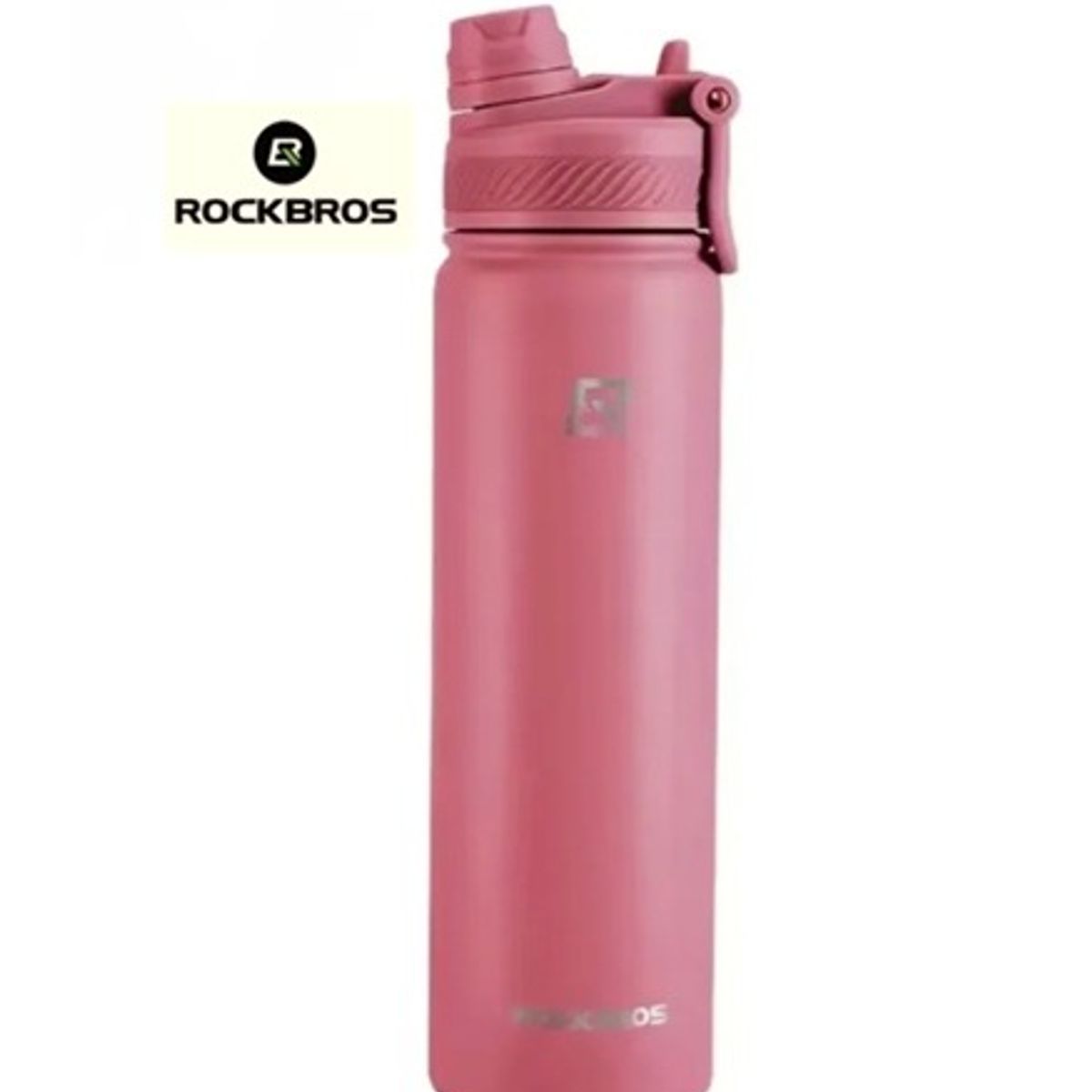 ROCKBROS - Botella Agua Deportiva Acero Inoxidable Rosado