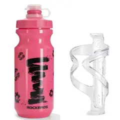 ROCKBROS - Porta Caramagiolas con Botella Rosado