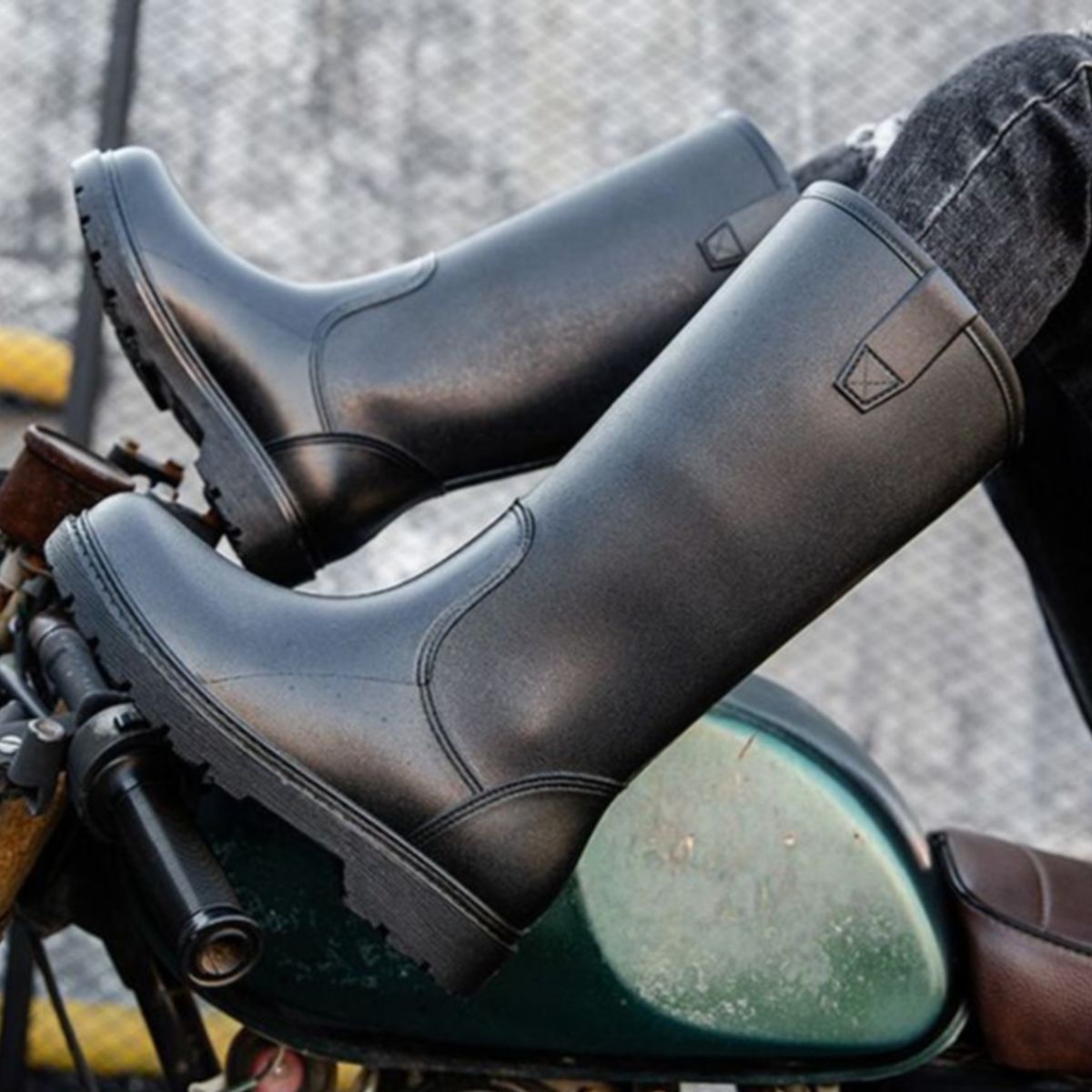OMAS - Botas Para La Lluvia Hombres Botas De Agua Botas Impermeables