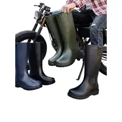 OMAS - Botas Para La Lluvia Hombres Botas De Agua Botas Impermeables