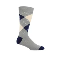 HUSH PUPPIES - Calcetín Algodón Hombre C Rombo Gris