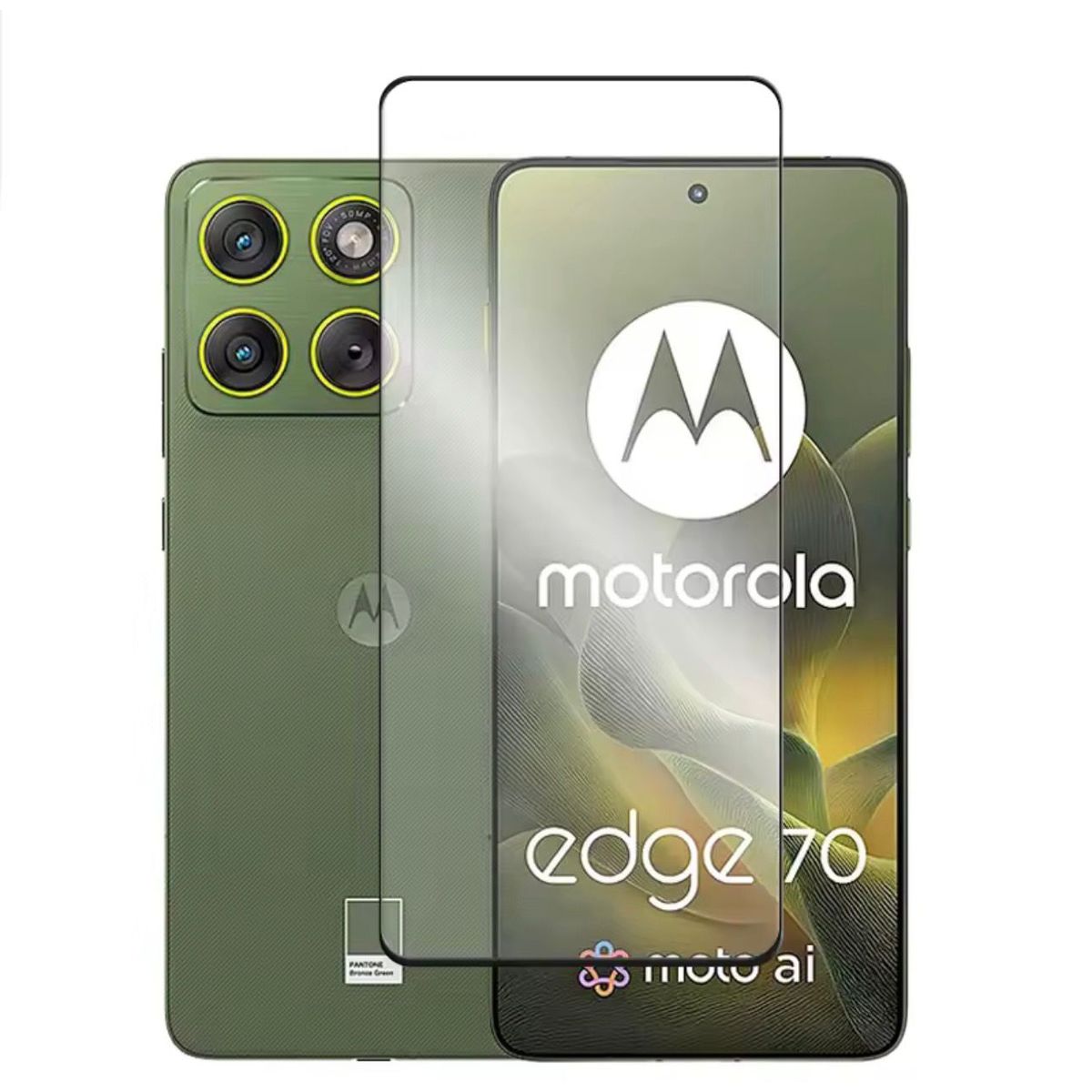 GENERICO - Lámina De Vidrio Completa Para Motorola Edge 70 5g