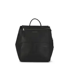 HUSH PUPPIES - Mochila Ecocuero Mujer Delfi Back Negro