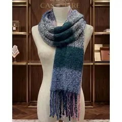 GENERICO - Bufanda Soft Tartán Color Block Temporada Invierno 2026 Diseño surtido