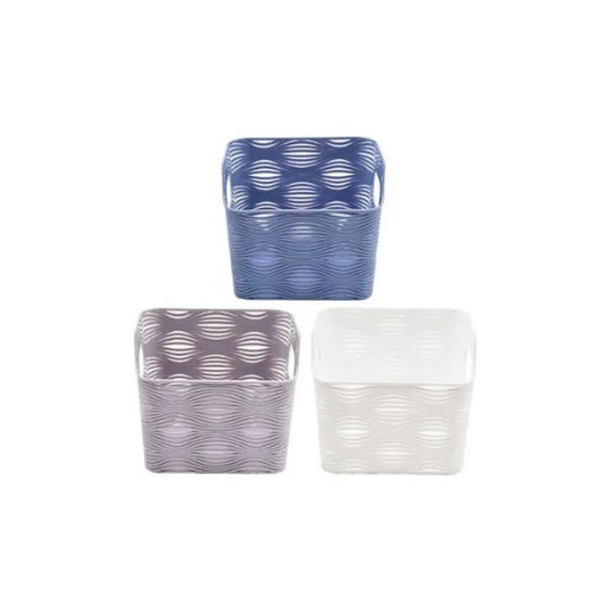 GENERICO - CESTA ORGANIZADORA DE PLASTICO 11.5CM