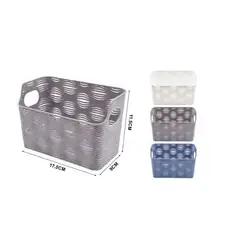 GENERICO - CESTA ORGANIZADORA DE PLASTICO 17.5CM