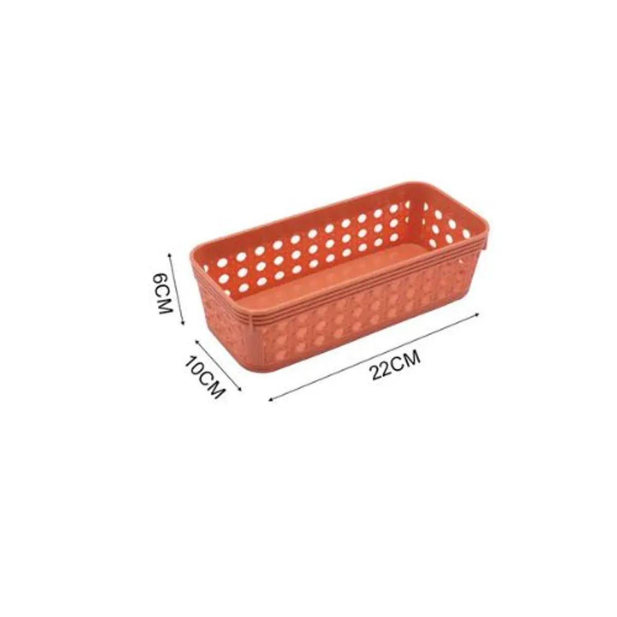 GENERICO - CESTA ORGANIZADORA DE PLASTICO 22CM