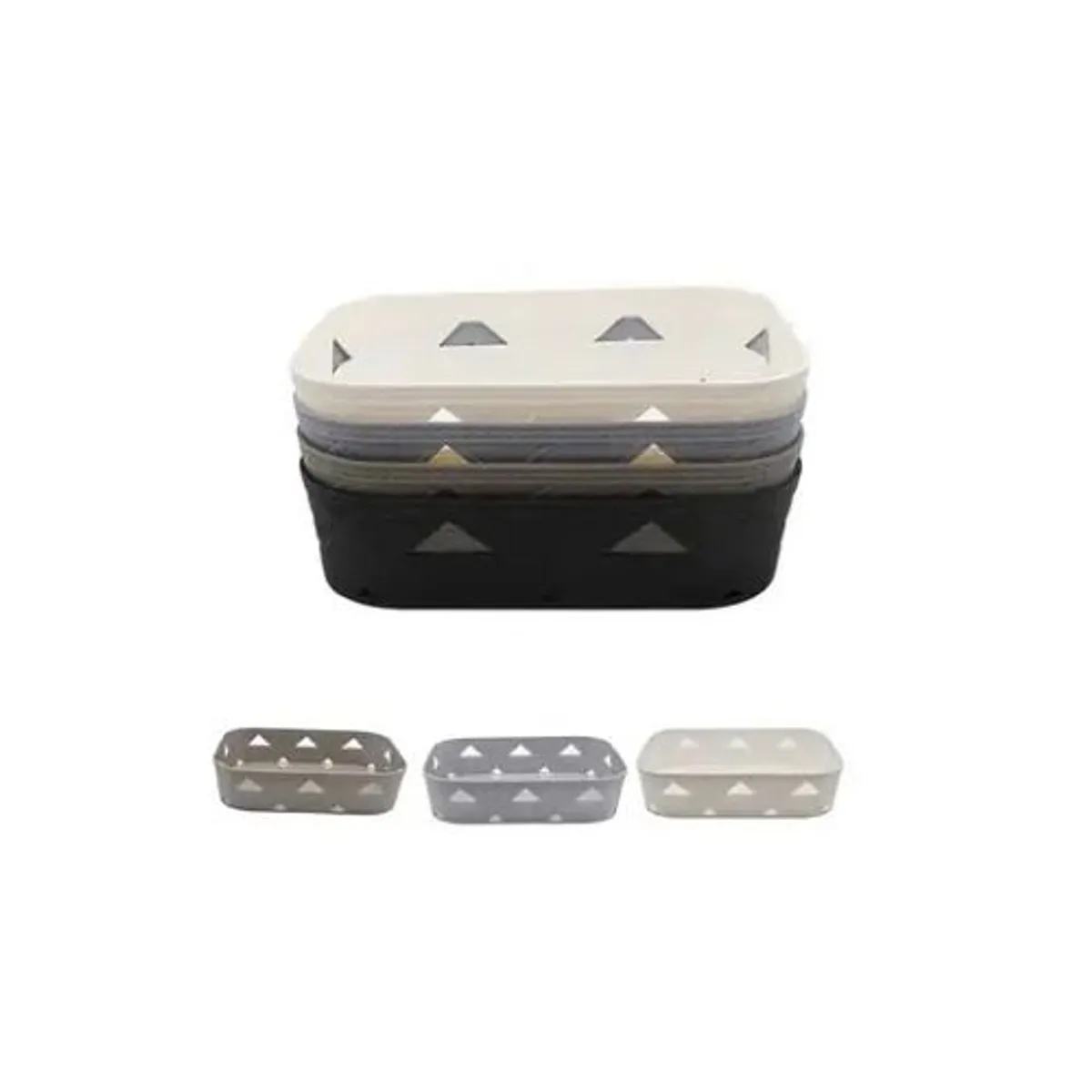 GENERICO - CESTA ORGANIZADORA DE PLASTICO MULTIUSOS 28CM