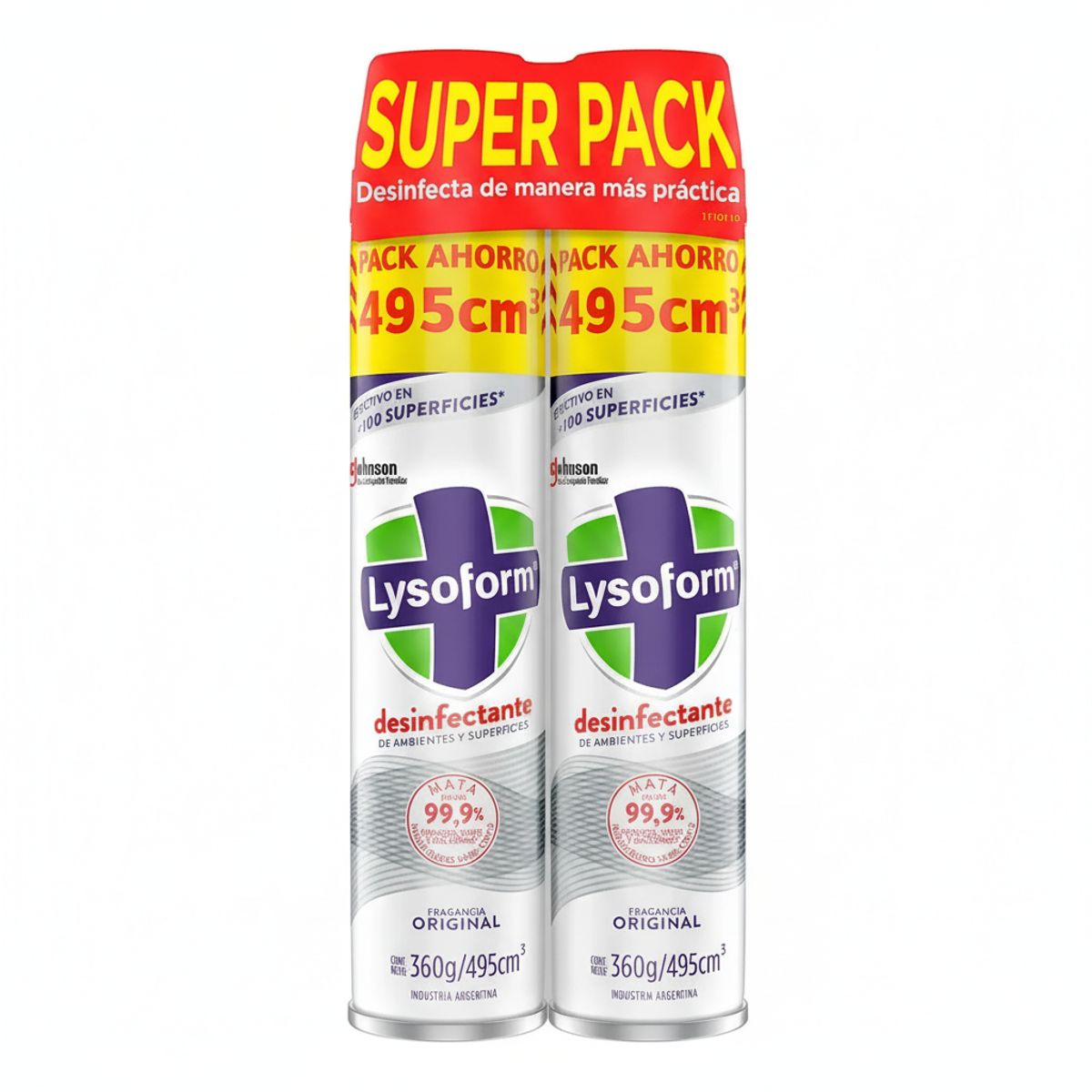 LYSOFORM - Desinfectante Super Pack x2  - Fragancia Original