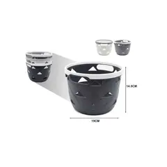 GENERICO - CANASTA ORGANIZADORA DE PLASTICO MULTIUSOS 19CM