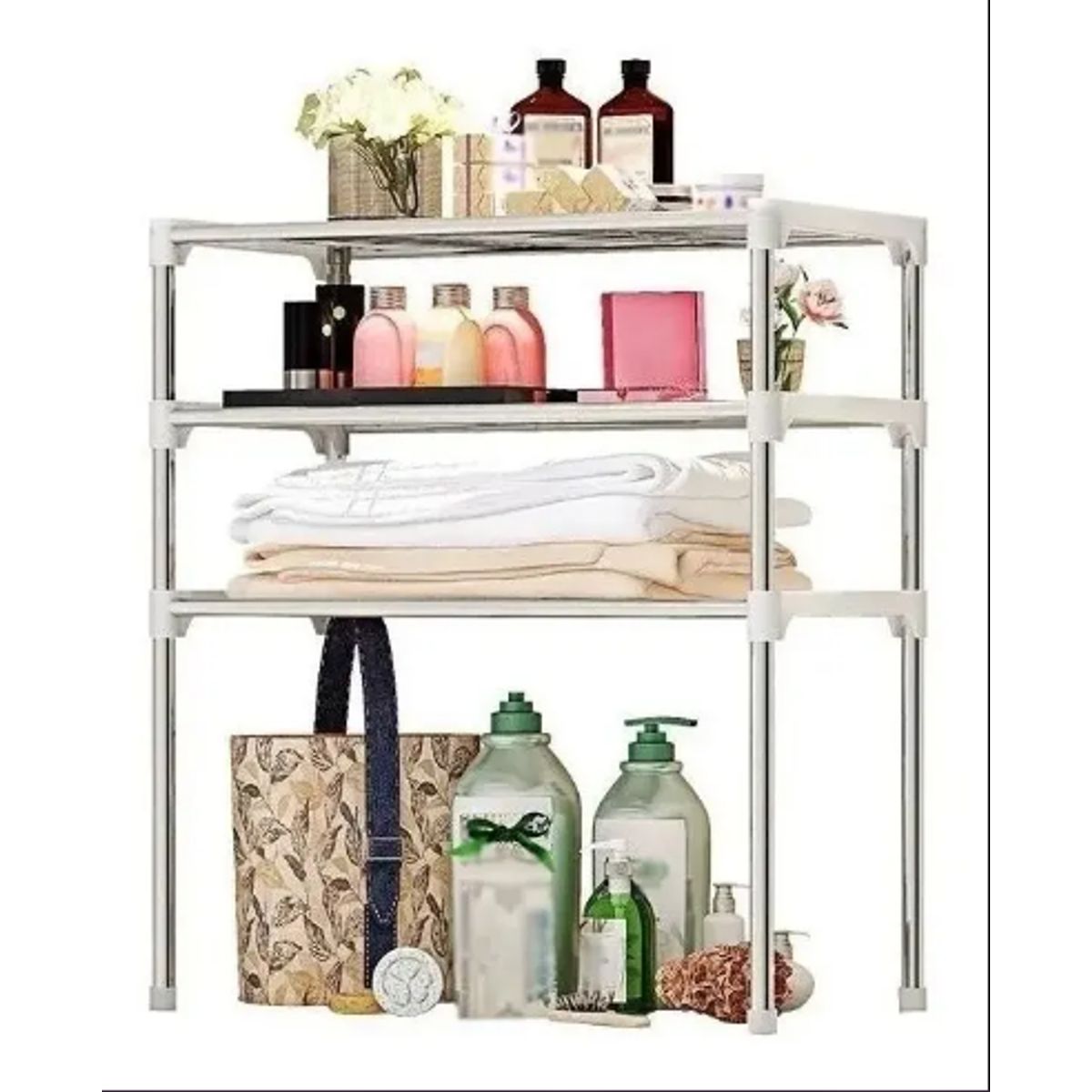 GENERICO - Rack Organizador Cocina Organizador Microondas Ajustable