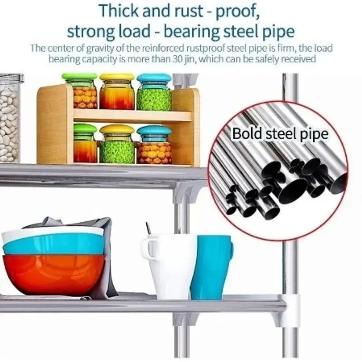 GENERICO - Rack Organizador Cocina Organizador Microondas Ajustable