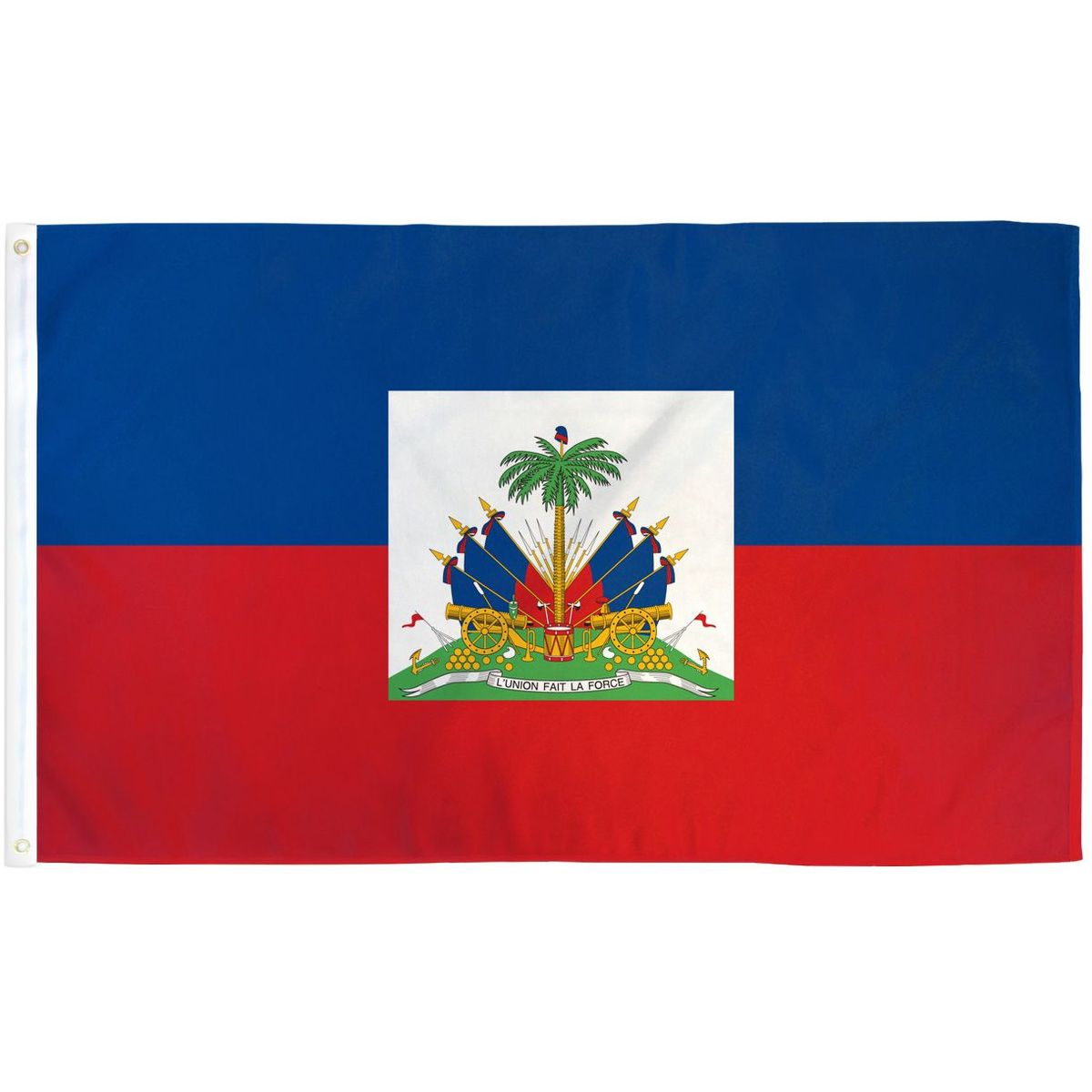 GENERICO - Bandera de Haití de 150cm x 90cm de Poliéster