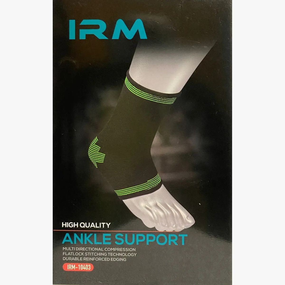 GENERICO - Tobillera Elastica Deportiva Prevencion Lesión Negro