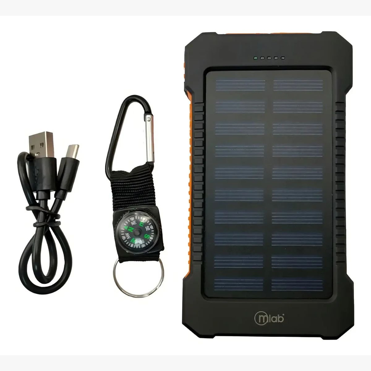 MLAB - Power Bank Energía Solar 8000mah Mlab Color Negro Solar 4.1