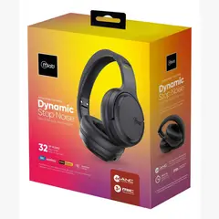 MLAB - Audífonos Cancelación De Ruido Bluetooth 32hrs Negro Negro