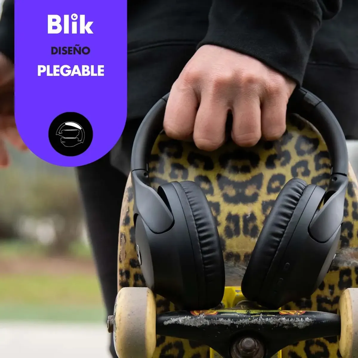 BLIK - Audifonos Bluetooth Blik Soul 600 55 Hrs Color Negro
