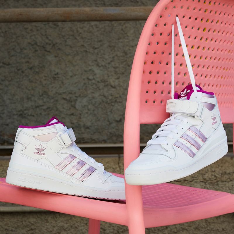 ADIDAS ORIGINALS - Adidas Originals Forum Mid Zapatilla Urbana Mujer Blanca