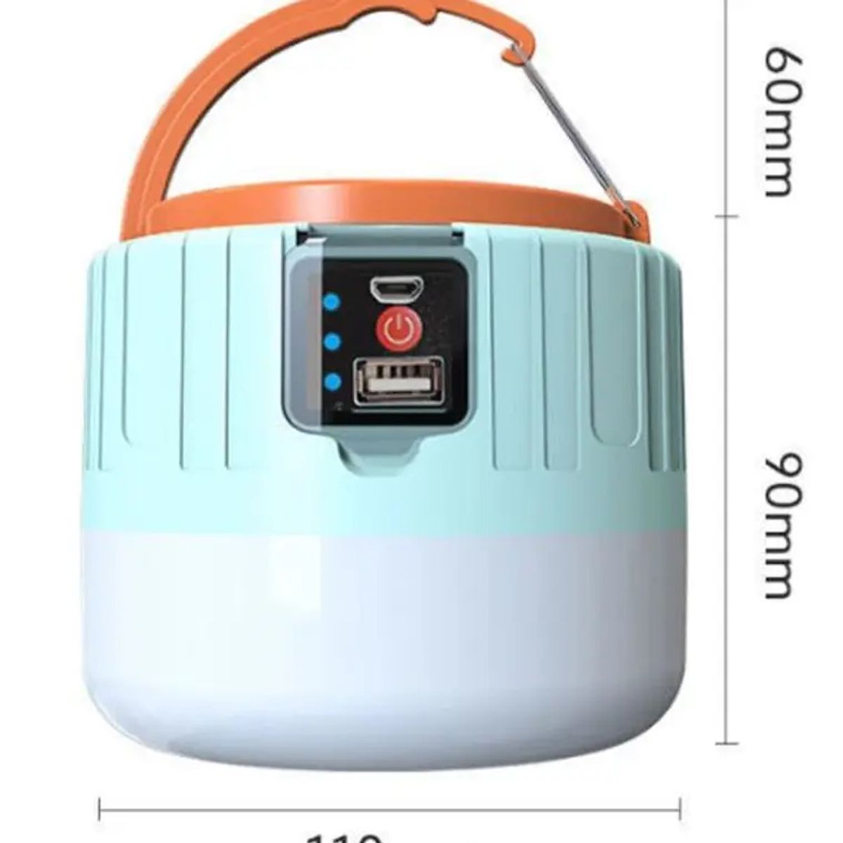 GENERICO - Lampara de Camping USB Solar de Emergencia Multifuncional