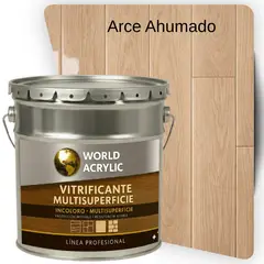 WORLD ACRYLIC - VITRIFICANTE MULTISUPERFICIE BRILLANTE ARCE AHUMADO TINETA 4G