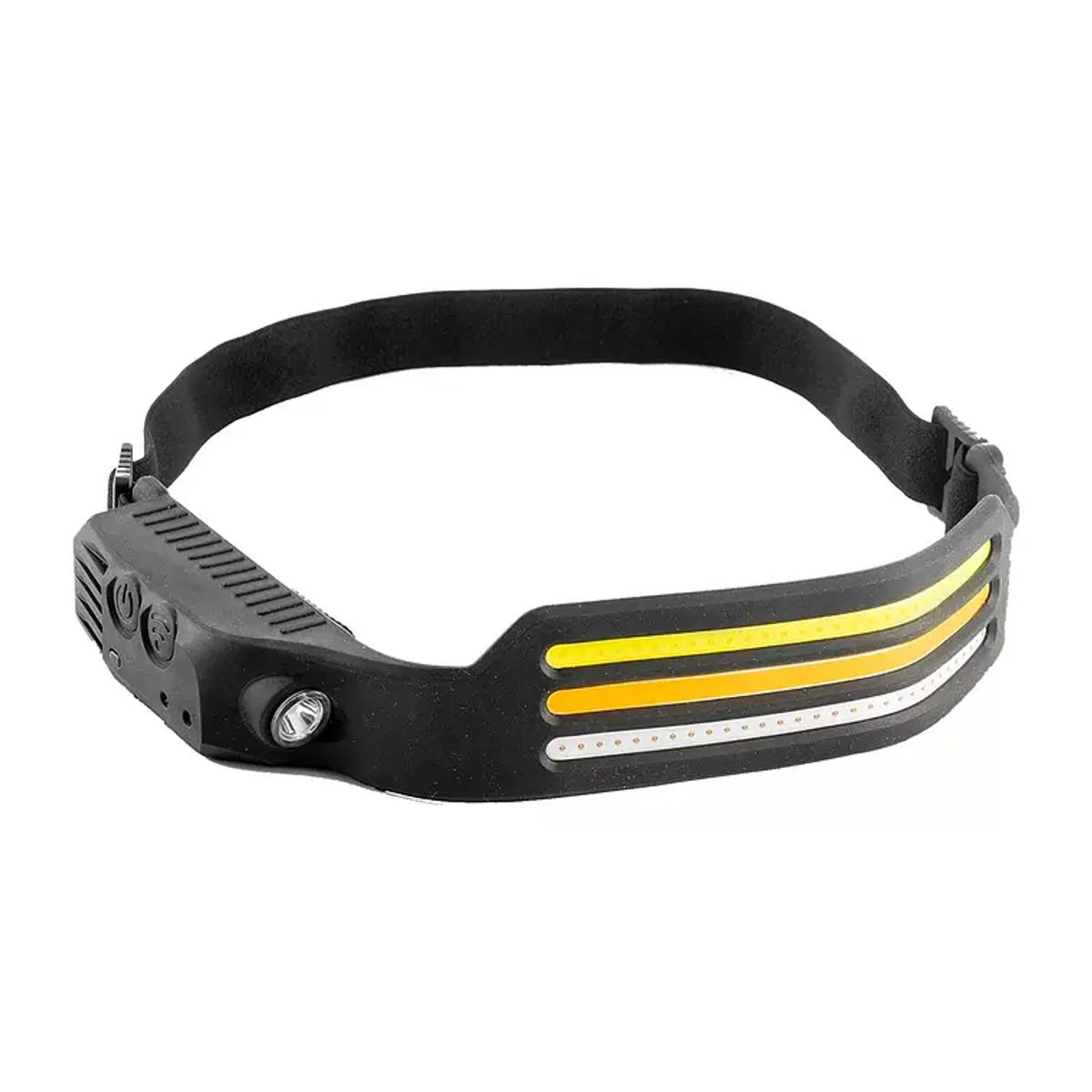 GENERICO - Linterna Cintillo de Cabeza 3tiras Led con Sensor Recargable