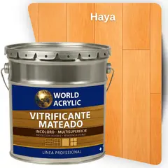 WORLD ACRYLIC - VITRIFICANTE MULTISUPERFICIE MATEADO TINETA - HAYA