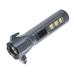 GENERICO - Linterna de Emergencia Multiuso Recargable para Auto Color Gris