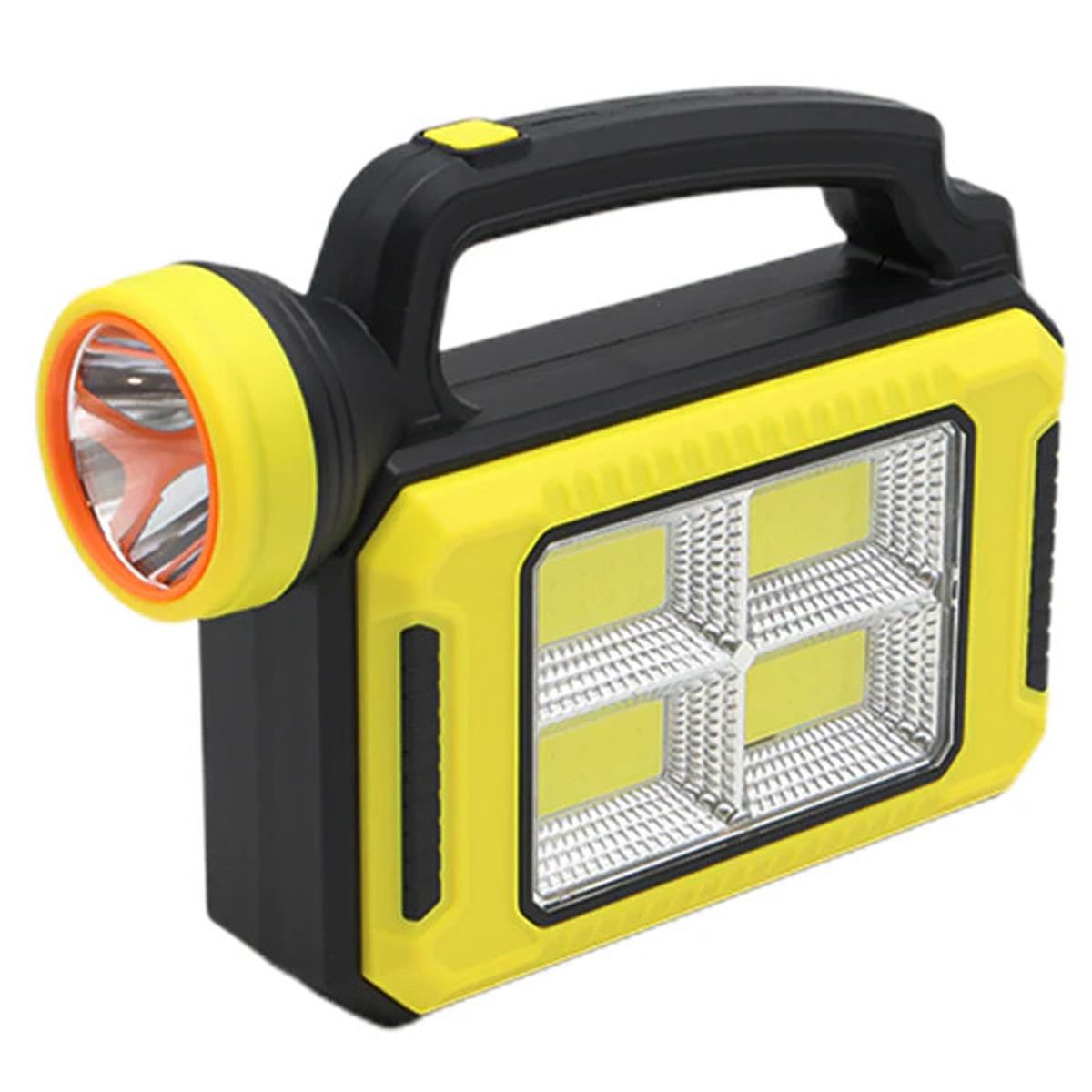 GENERICO - Linterna Solar VyA Recargable, luz fría con puerto USB