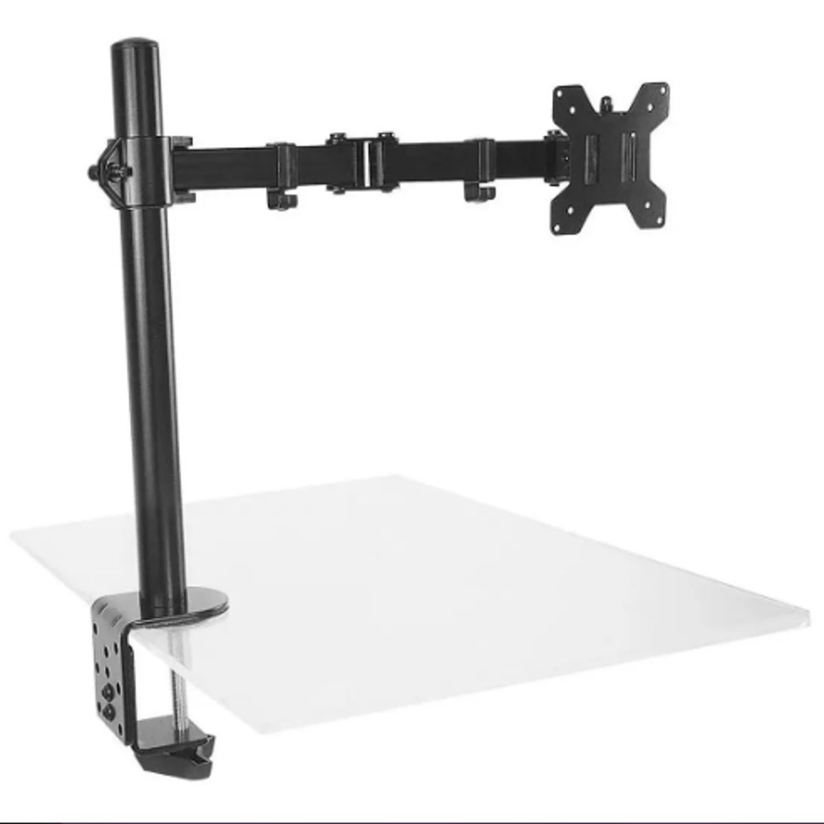 GENERICO - Soporte Un Brazo Monitor 13 A 27 Base Ajustable Articulado