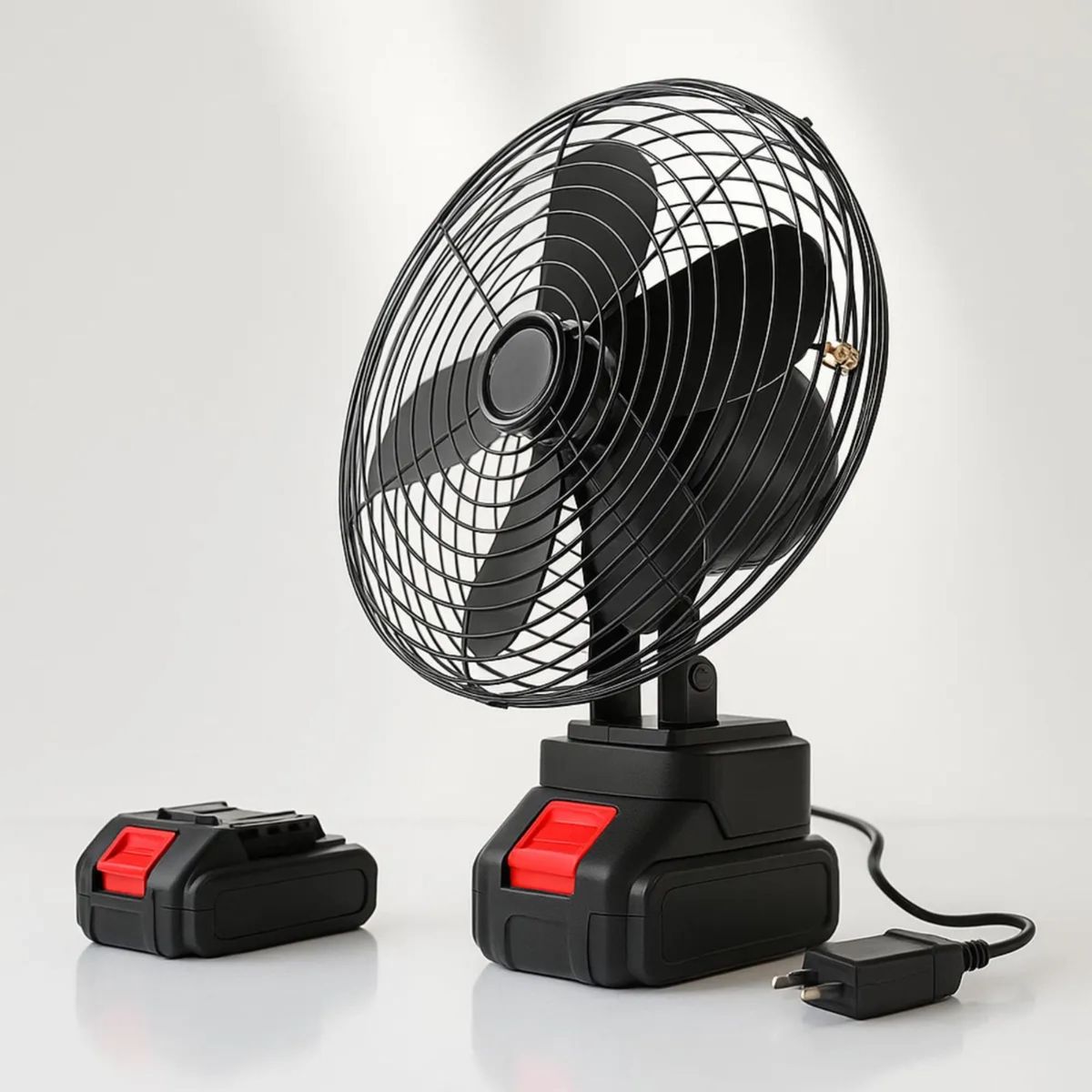 MOVI - VENTILADOR PORTÁTIL 5 ASPAS CON BATERÍA Y CARGADOR USB