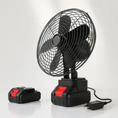 MOVI - VENTILADOR PORTÁTIL 5 ASPAS CON BATERÍA Y CARGADOR USB