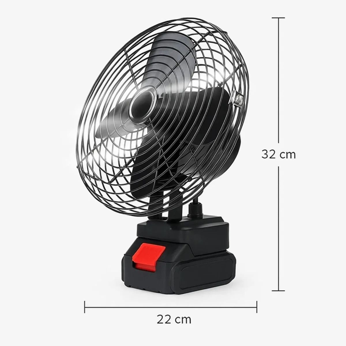 MOVI - VENTILADOR PORTÁTIL 5 ASPAS CON BATERÍA Y CARGADOR USB